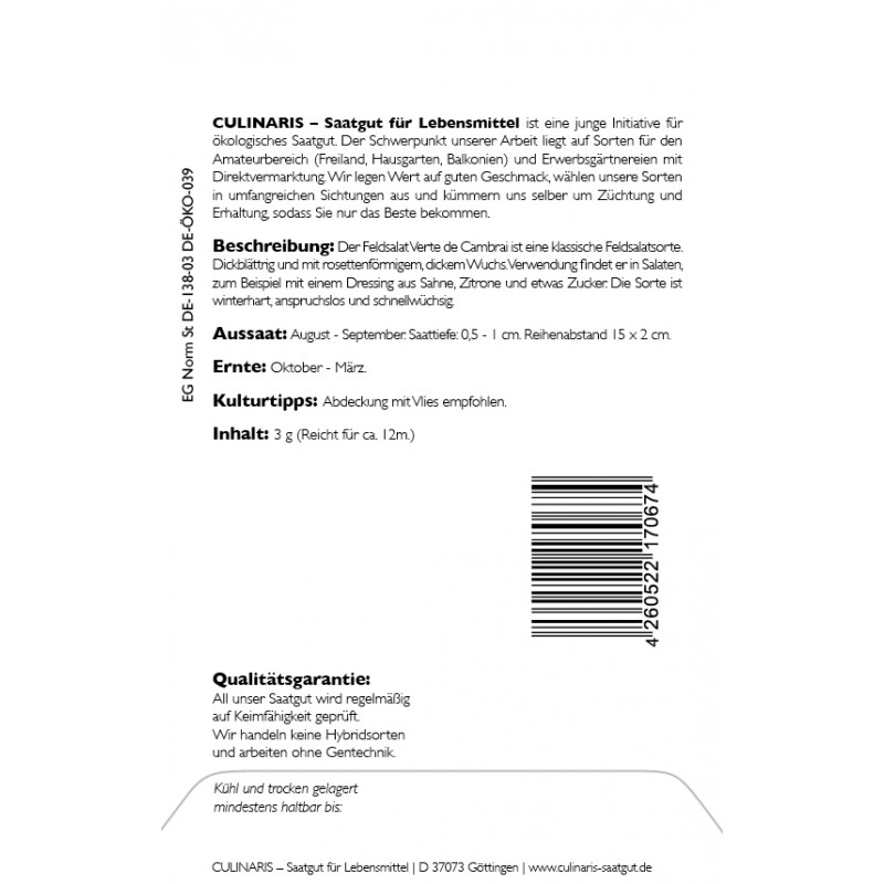 Valerianella locusta
