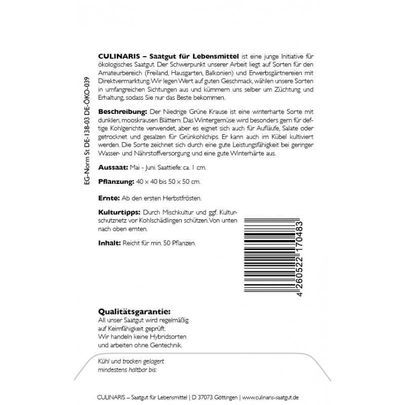 Brassica oleracea var. sabellica