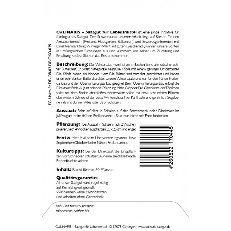 Lactuca sativa var. Capitata